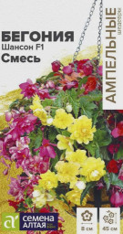 Бегония Шансон смесь ампельная клубневая Семена Алтая