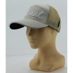 Бейсболка летняя EXTREAL Комфорт 7-кл сетка 3D вышивка Дюспо Бондинг бежевая