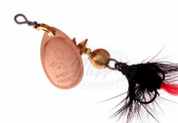Блесна вращ. MEPPS Aglia Mouche CU/Noire №2 блистер