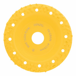 Чашка твёрдосплавная зачистная,125 мм, Наклонная, крупное зерно #8 Denzel