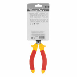 Длинногубцы изогнутые Insulated, 160 мм, двухкомпонентные рукоятки Matrix Professional