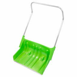 Движок для уборки снега пластиковый, 810 х 535 х 1300 мм, алюминиевая рукоятка, Сибртех