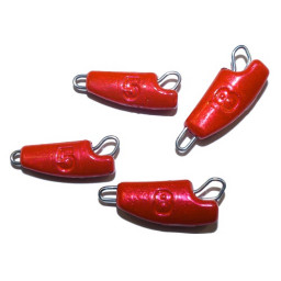 Груз-головки ПРОХОДИМЕЦ разборные красные 014г 5шт