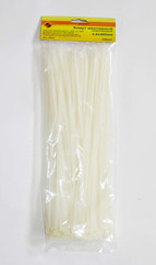 Хомут пластиковый 4.8х400 белый Энкор (100 шт)