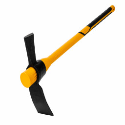 Кирка-топор 2250 г, фиберглассовая обрезиненная рукоятка 900 мм Denzel