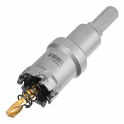 Коронка по металлу твердосплавная, 25 мм Denzel