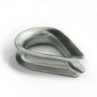 Коуш D-6 мм. для стальных канатов DIN6899