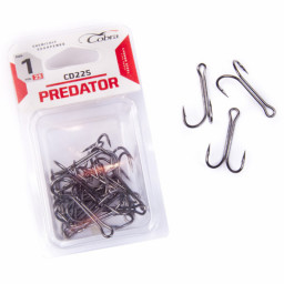 Крючки-двойники Cobra сер. CD225 разм.002 25шт.