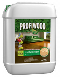 Лак паркетный PROFIWOOD износостойкий ВД глянцевый 2.5 кг