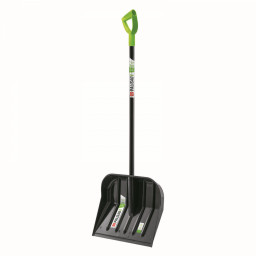 Лопата для уборки снега поликарбонат 460х400х1370 мм стальной черенок BASE PALISAD
