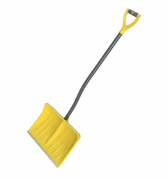 Лопата снеговая пластиковая ВИКИНГ 400*500мм с пластиковым черенком