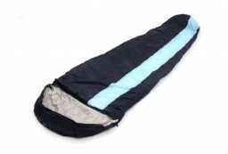 Мешок-кокон спальный СЛЕДОПЫТ- Comfort 230х80 см черный/темно-синий