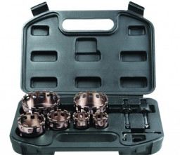 Набор коронок алмазных 9 предметов по керамограниту ЭНКОР