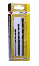 Набор сверл по бетону 5-6-8 мм (3 шт) "ЭНКОР"