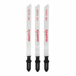 Полотна для электролобзика  по пластику, 3 шт, T101A, 72 x 2 мм, HSS Matrix