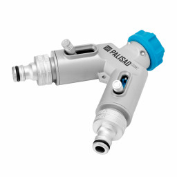 Разветвитель двухканальный, с внутренней резьбой 3/4",алюминий, LUXE Palisad