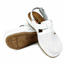 Сабо (сандалии) женские ЛЕОН 951W белый