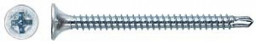 Саморез 3,5*32 потай цинк/оксид, сверло, част. рез.