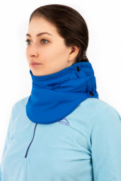 Шарф-труба стеганая, таффета, синий Нова-Текс