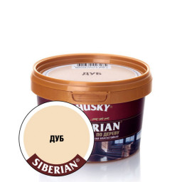 Шпатлевка по дереву Хаски дуб -20 градусов 0,4кг