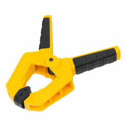 Струбцина клещеобразная усиленная 65 х 50 мм двухкомпонентные рукоятки Denzel