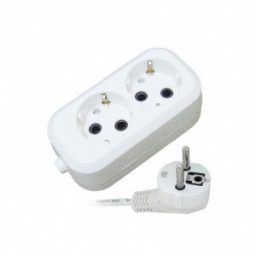 Удлинитель Универсал У10-553 ПВС 3*0,75 2гн. с/з 5м