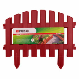 Забор декоративный Винтаж 28х300 см терракот PALISAD