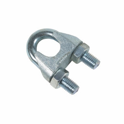 Зажим D-24/26 мм для стальных канатов DIN 741